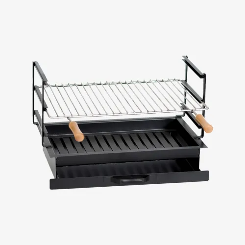 Churrasqueira Decorexpor 50cm Preta com grelha