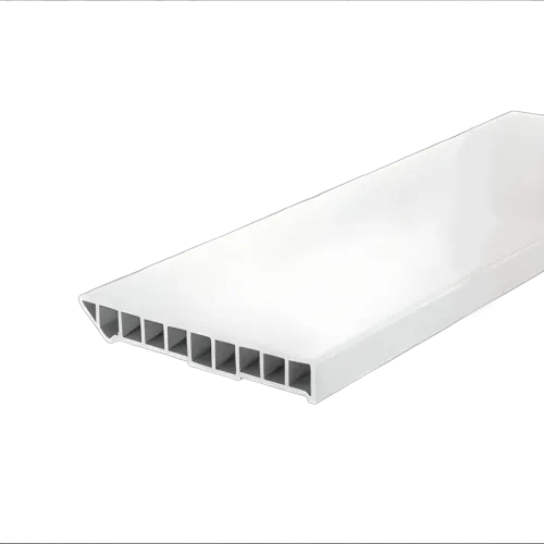 Rodapé PVC 2500x70x12 mm Estoril Branco