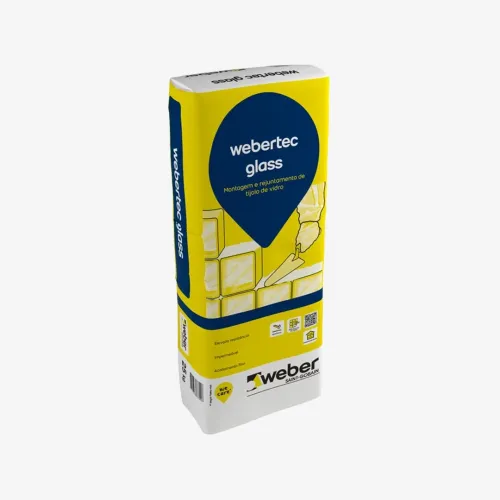 Argamassa para para Tijolo de Vidro WEBER Tec Glass 25KG