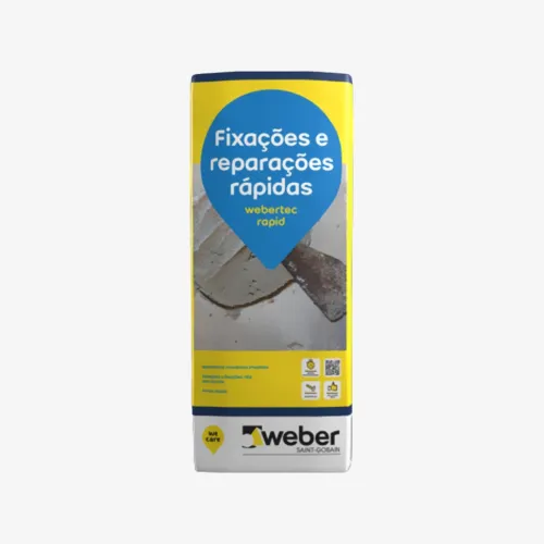 Argamassa de Fixação WEBER webertec rapid 25kg