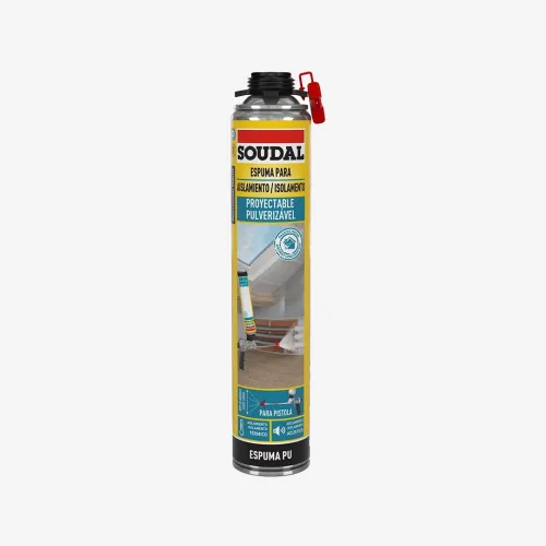 Espuma para isolamento acústico SOUDAL 700ml branco