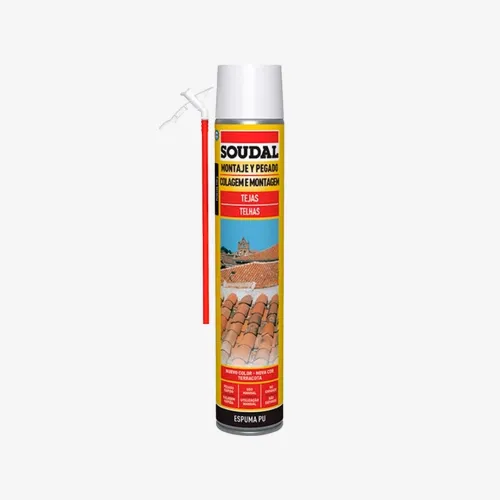 Espuma para Telhas Pistola SOUDAL 750ml terracota