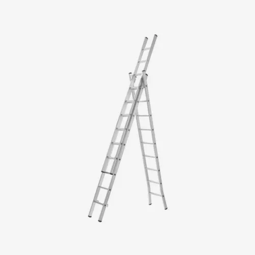 Escada de Aluminio Tripla SOCALL 3,5x3,5x3,5m