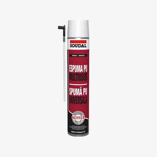 Espuma poliuretano Multiusos SOUDAL Manual 750ml