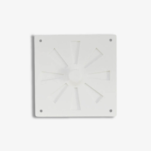 Ventilador com Regulador giratório BARROS E MOREIRA 12x12cm branco