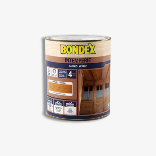 Verniz para Madeira Bondex Intempérie Acetinado Carvalho Médio  0.75L