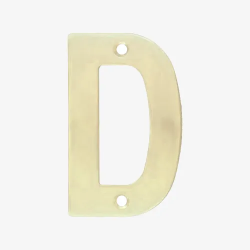 Letra D AMIG aço inoxidável
