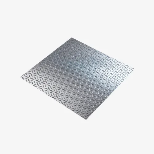 Chapa grão de arroz CQFD alumínio bruto 500x500mm